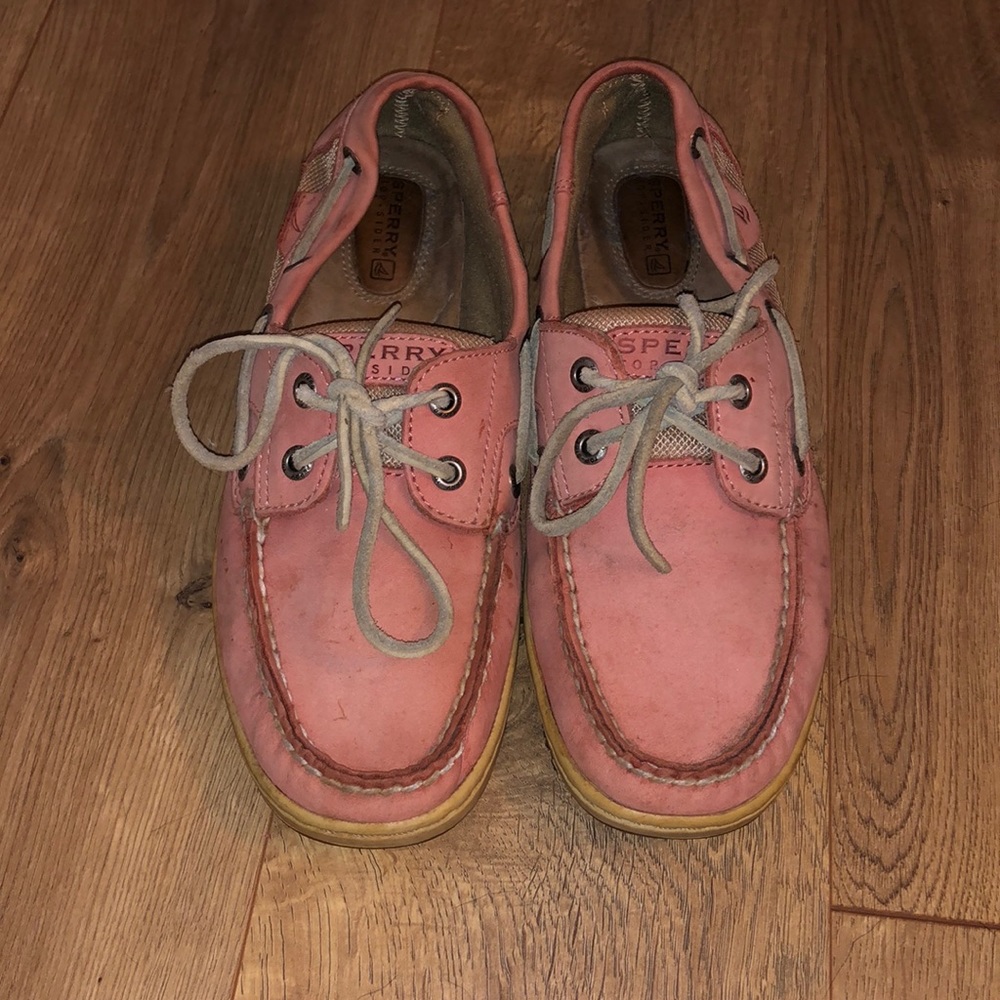 Women’s Pink Sperry Topsiders, size 7.5